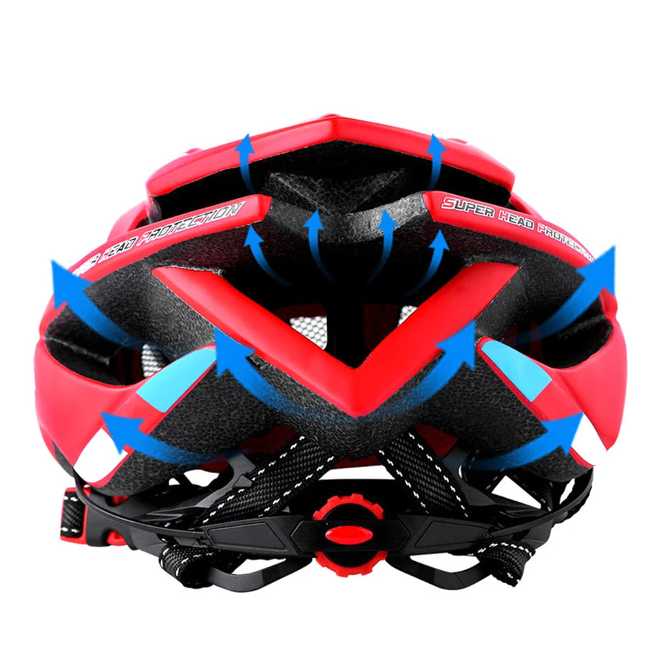 Cycling Helmet MTB Bicycle Safety Cap for Men Women Mountain Bike Sport Helmets Head Protection Gear Cycling Accessories