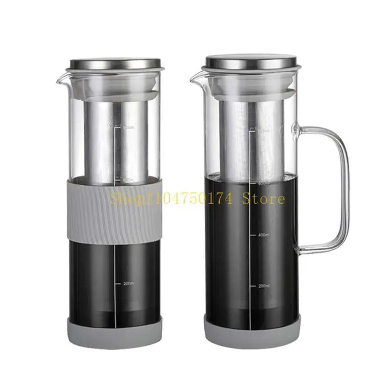 Elegant Borosilicate Glass Cold Brew Coffee Carafes Practical Cold Brew Coffee Machine with Flavor Extraction top sale