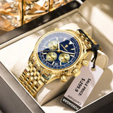 POEDAGAR Fashion Military Men's Watches Waterproof Luminous Date Chronograph Man Watch Stainless Steel Luxury Quartz Male Clock