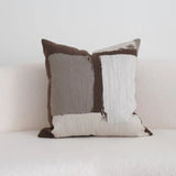 Coffee Brown Maillard Cushion Cover Retro Geometric Jacquard Pillow Case Wabi Sabi Pillow Covers Decorative Modern Luxury Home