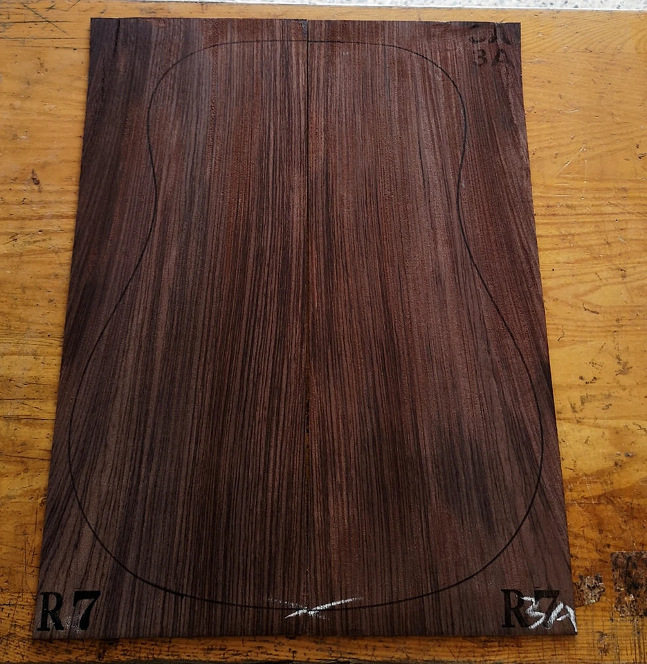 AAA Grade India Rose guitar back/side board All-Solid acoustic Guitar making material accessories Solid Woods Number selection