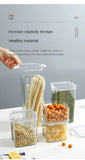 Sealed Jars For Kitchen Storage Box Grain Coffee Bean Sealed Tanks Large Capacity Moisture proof Transparent Seasoning Jar Set