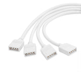 RGB Splitter Extension Cable Cord Household Electricity 4 Pin Female Connector Accessories for 3528 5050 LED Strip