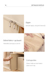 Tianzong Closet Comforters Zipper Storage Box Wardrobe Clothes Organizers with Lid Fabric Cube Home Wardrobe Folding