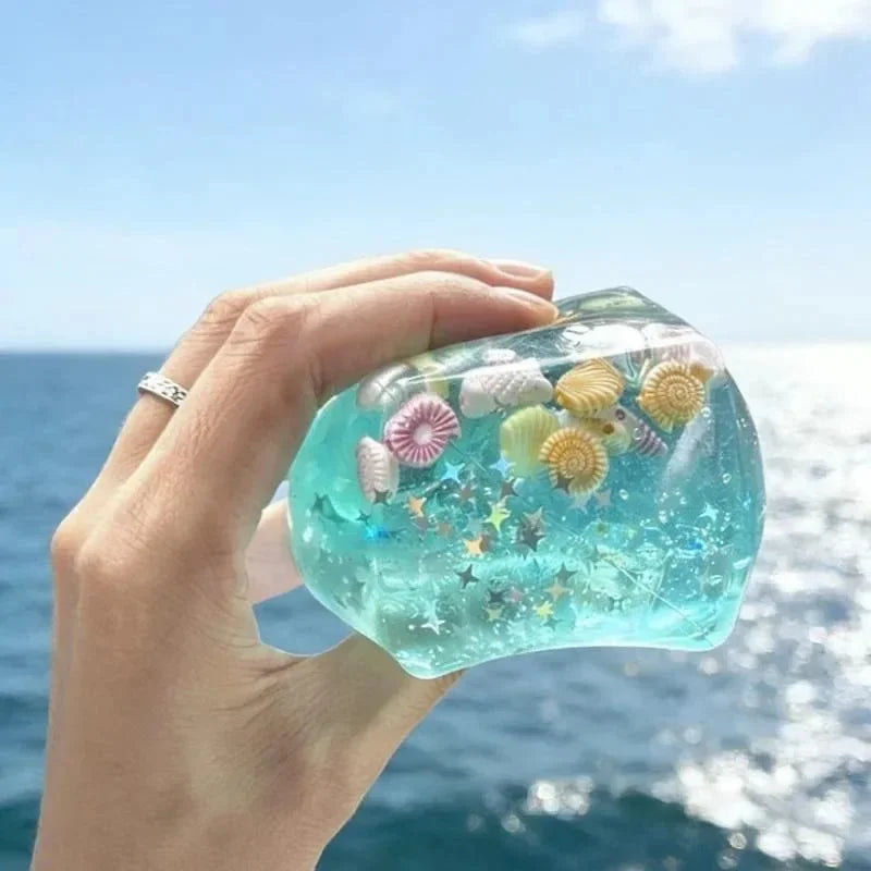 2026 ICE CUBE NEW Squishy Toys Squishy Maltose Ocean Cube Stress Anxiety Relief Bal Soft Squeeze Toy Sensory Fidget Gifts NO BOX