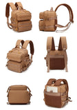 Mini Tactical Backpack for Women Camping Hiking Sports Gym Bag 9L Daily Travel Athlete Fitness Rucksack with Bottle Holder