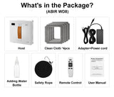 ABIR WD8 Window Cleaning Robot, Dual Ultrasonic Spray, AI intelligent Wipping, Updated Laser,Smart Home Glass Wall Washing