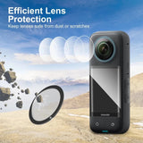 Accessories Set for Insta360 X3 X4 X5 Lens Guard Screen Protector Storage Bag Silicone Case Lens Cap Protective Frame Insta 360
