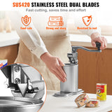 SucceBuy Manual Can Opener Commercial Table Clamp Opener for Large Cans Can Opener with Base Adjustable Height Industrial Opener