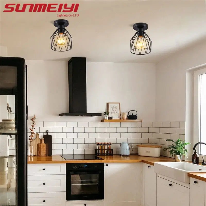 Nordic Simple Restaurant Lamp Postmodern Creative Art Personality Diamond Bar Bedroom Restaurant Entrance Ceiling Lamp