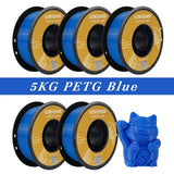 KINGROON 5KG PLA TPU PETG Filament Mix color 1.75mm 3D Printer Plastic No Bubble Spool 3D Printing Materials Wholesales