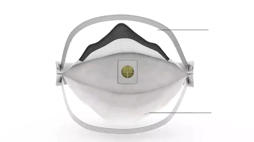 3M 9334CV Face Mask Aura Mascarilla Dust KN95 Mouth Masks Protective Filter Dust-proof Anti-fog Safety 3M Mascarillas