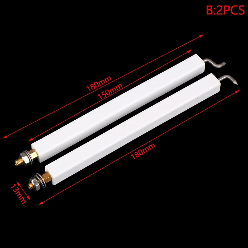 2*Special Commercial Stove Gas Oven Square Needle High Temperature Resistant Ceramic Ignition Needle Ignition Rod Fire Detection