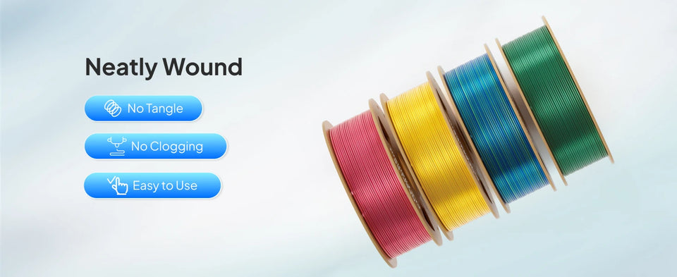 DEEPLEE 10KG Silk Filament PLA 1.75mm 3D Printer Filament for FDM 3D Printers Elegoo PLA for Elegoo Centauri Carbon