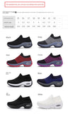 Women Sneakers Fashion Black Sports Casual Shoes Breathable Mesh Lightweight Air Cushion Non-Slip Running Shoe Zapatillas