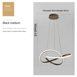 Personalized and Creative Clover Restaurant Pendant Light Nordic Modern and Minimalist Restaurant Hotel Art Bar LEDCeiling Light