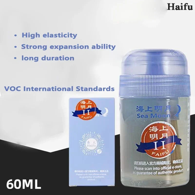 Haifu Sea Moon Ⅱ Table Tennis Performance Booster Sea Moon 2 Ping Pong Solubility Bond Oil VOC Tune 120ml Table Tennis Booster