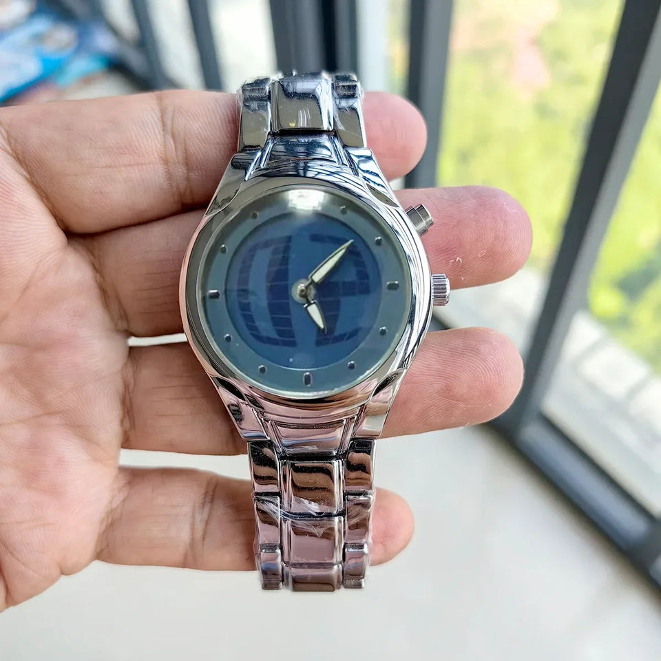 Business AAA Quartz Watch Color Square Y2K Pointer Number Dual Display Steel Personalize Hot Watches Men Dynamic Design Clcok