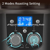 CAFEMASY Home Coffee Roaster Electric Mini No Smoke Coffee Beans Baking Roasting Machine 1400W Coffee Bean Roaster