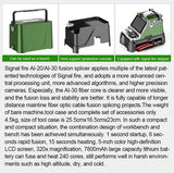 Signalfire AI-9 AI-5 Pro AI-6C+ AI-6A+ AI-20 AI-30 Multi-language Fiber Optic Splicing Machine Optical Fiber Fusion Splicer