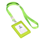 Neck Strap Stationery Business Office School Supplies Card Holder with Lanyard ID Desk Organizer Badge Holder Bus Cards Cover