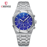 CHENXI Business Quartz Man Wristwatch Multi-function Luminous Calendar Men's Watches Waterproof Chronograph Stop Watch