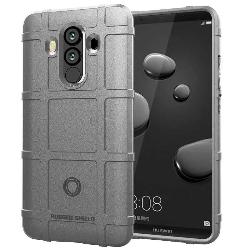 Armor Shield Cases for Mate 10 Pro 10pro Anti Knock Silicone Back Cover for Huawei mate10 pro Heavy Duty Shockproof Phone Case