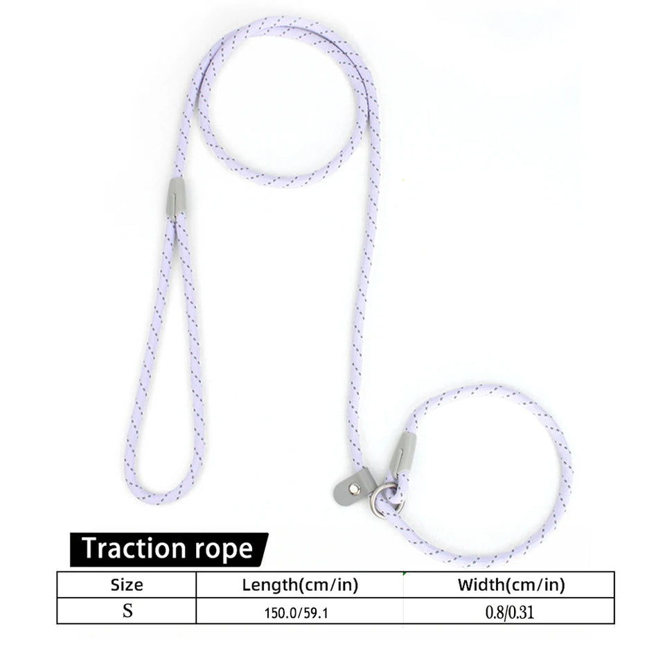 Classic Durable Dog Leashes Medium large Dog Solid Lead Rope Fashion Black Mesh Dog leash Outdoor Walking Training New Arrivals