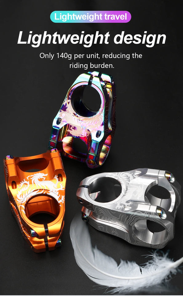 TANKE MTB Mountain Bike Stem Aluminum Alloy Ultralight High strength Short 31.8×28.6MM Bicycle CNC Stem DH/AM/XC Accessory upgra