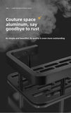 Rustproof Aluminum Bathroom Shelf – No-Drill Over-Tub or Corner Storage for Toiletries & Shower Essentials