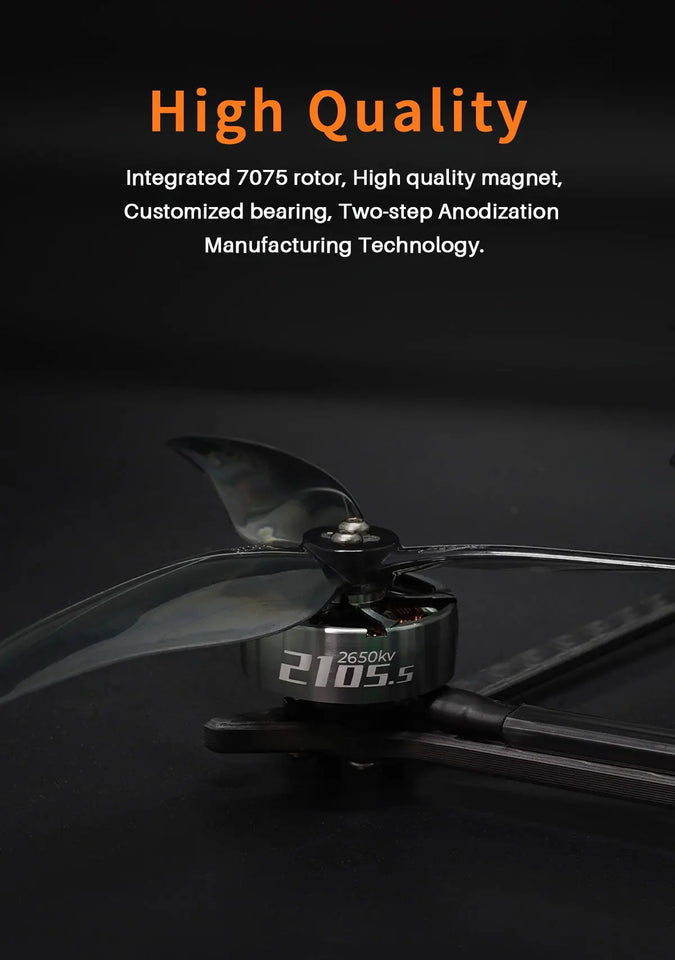 GEPRC SPEEDX2 2105.5 3450KV 2650KV 3-4S Motor 1.5mm Shaft