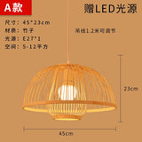 Bamboo Artwork Chandelier Lantern Tea Room Restaurant Restaurant Hot Pot Restaurant Japanese Style Retro Zen