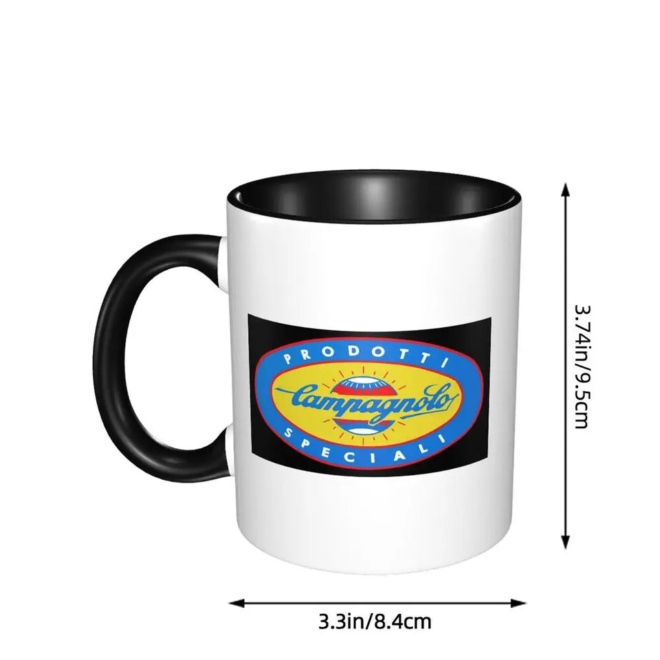 Campagnolo Vintage Italian Cycling Tour Mug Funny Ceramic Coffee Cups Tea Mugs Milk Cup Drinkware Gifts for Friends