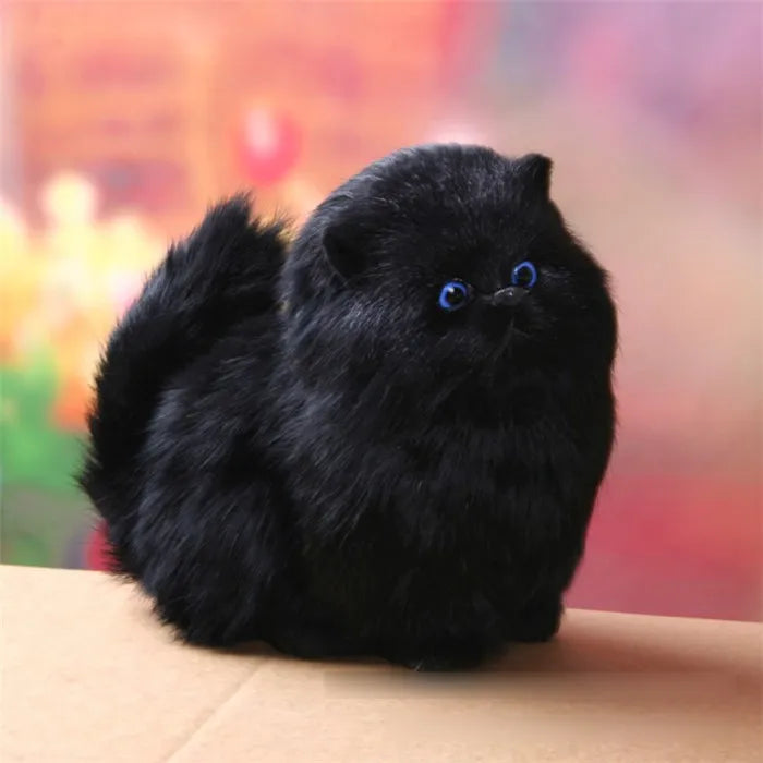 Electronic Plush Cats With Meowing Sound Lovely Decoration Animal Doll Toy Cute Electric Cat Soft Kids Pet Model For Kids Gift