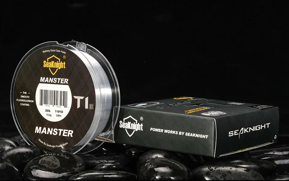 SeaKnight Brand T1II Fluorocarbon Coating Nylon Fishing Line 100M Leader Sinking Monofilament Smooth Carp Fishing Line