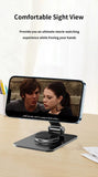 Folding Phone Holder Desktop Magnetic Phone Stand 360° Rotation Desktop Cell Phone Stand For iPhone 16 15 14 13 12 Pro Max Mount