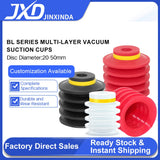 10PCS JXD PIAB Type BL20/30/40/50mm Vacuum Sucker 5-Layer Silicone Suction Cup for Irregular Soft Bag Packaging Robot Component