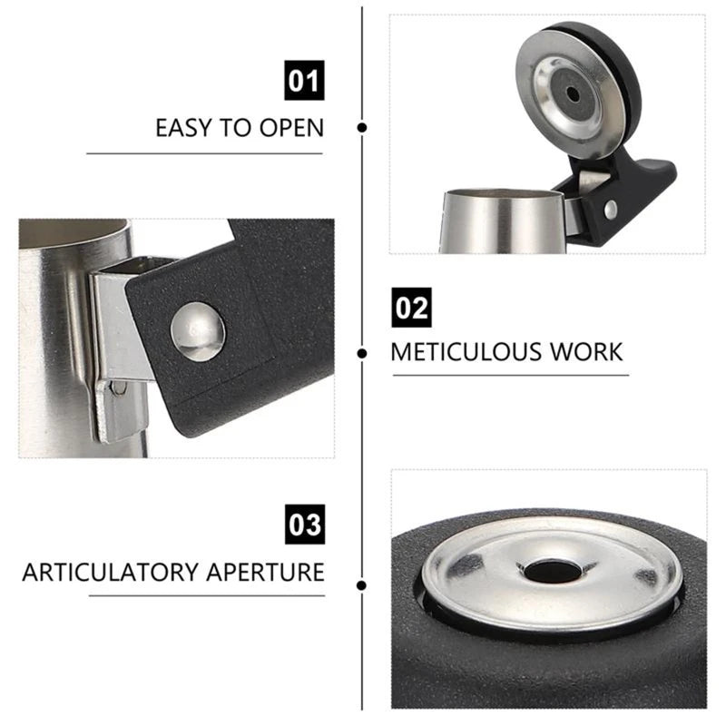 Tea Kettle Whistle Replacement Water Boiling Kettle Nozzle Stainless Steel Teapot Spout Tip Kettle Warning Accessory