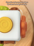 6 in 1 Montessori Educational Toys Sensory Busy Board Baby Practice Skills Cube Fidget Educational Toys for Girl Boy gift