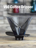 Coffee Clever Dripper Set Filters Pour Over Coffee Maker Conical Immersion Hand-Brewed Reusable Glass Coffee Drip Filter Cup