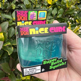 Schylling Needoh Nice Cube Sensory Fidget Toy Stress Relief Squishy Squeeze Cube Anti-Anxiety Focus Toy for Adults ADHD Autism