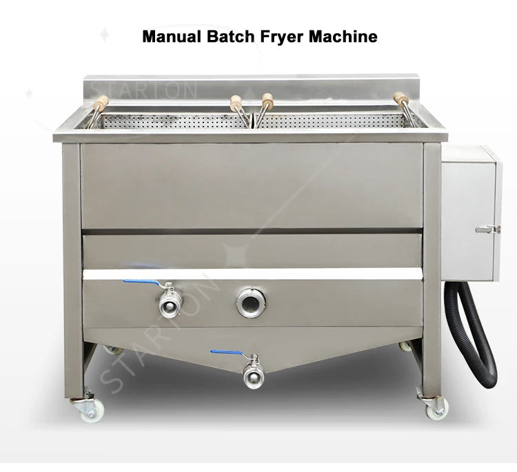 Commercial Use Food Grade Stainless Steel  French Fries Fryer for Small Business