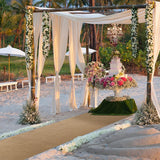 Natural Burlap Table Runner Farmhouse Jute Fabric Kitchen Coffee Tablecloths for Wedding Aisle Carpet Garden Outdoor Decorations