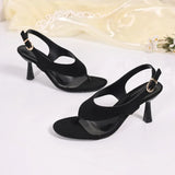 Women Sandals Fashion High Heels Sandals For Summer Women Shoes Ankle Strap Heel Zapatos Mujer Summer Footwear Women Pumps