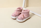 DIMI New Autumn/Winter Baby Boots Warm Plush Rubber Sole Toddler Kids Sneakers Infant Shoes Fashion Little Boys Girls Boots