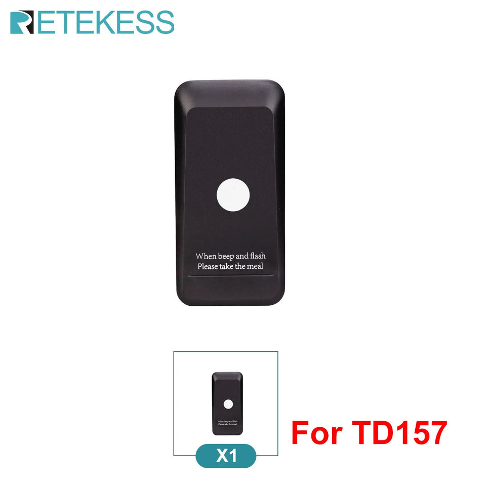 RETEKESS TD157 Restaurant Pager System Pagers 984ft Long Range Beepers for Food Truck Bars  Food Court No Vibration Mode