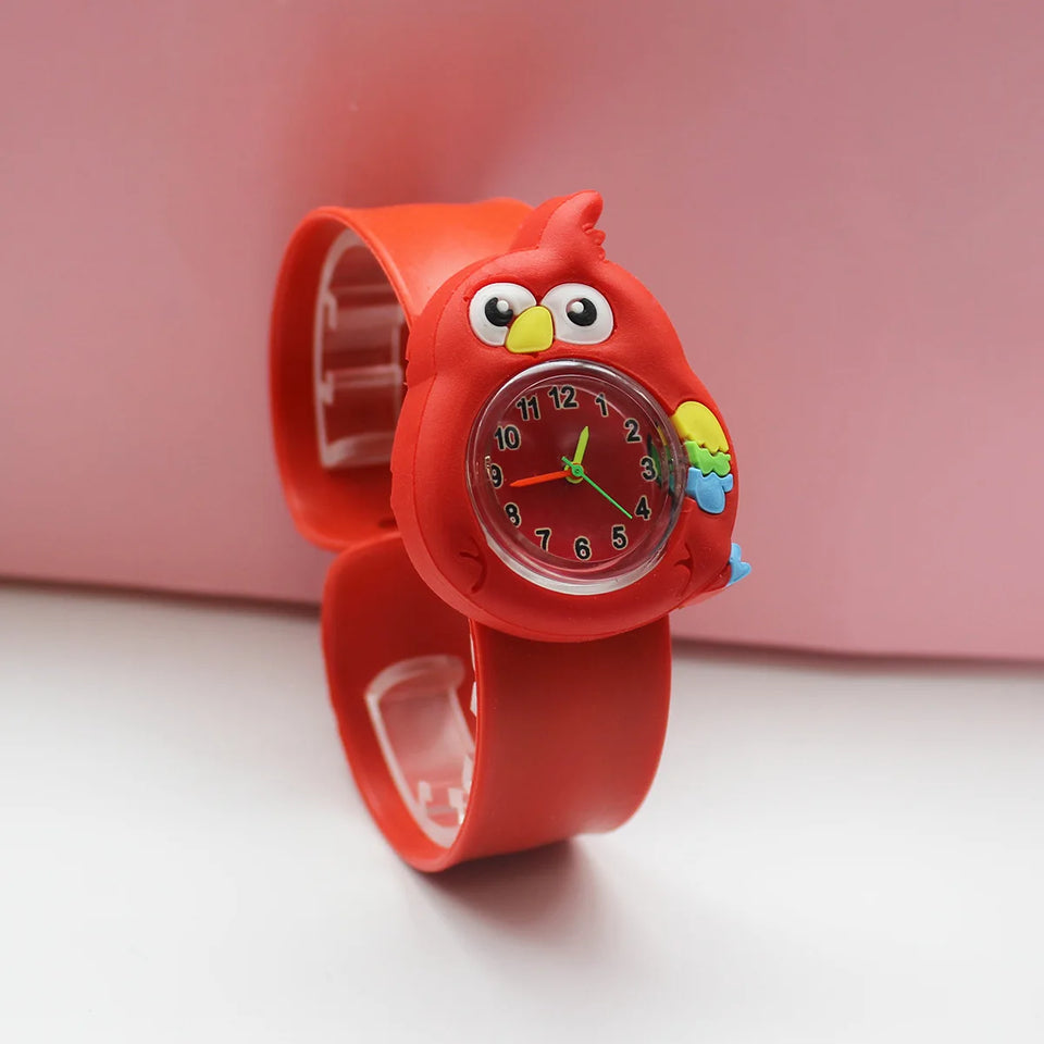 New Fashion Cartoon Animal Flash Light Girl Watches Kids Bracelet Silicone Strap Children Watch Clock Reloj Digital Wristwatches