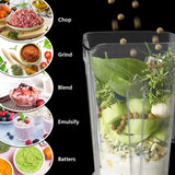 BioloMix Mini Pro 1800W Professional-Grade Smoothie Blender, 1.8L Container, Black/RED, Self-Cleaning