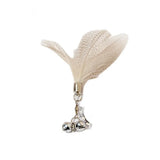Cat Feather Toy Accessories False Birds Worm Toy with Bell Kitten Cat Toys Interactive Replacement Refill Foam Ball Training