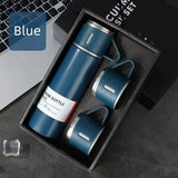 500ml 304 Stainless Steel Vacuum Insulated Water Bottle Portable Tea Coffee Bottle Office Gift Set Travel Leak Proof Thermal Mug